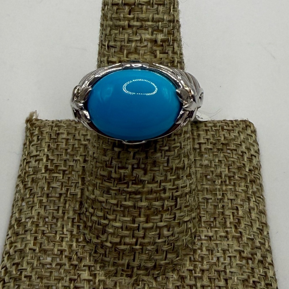 Gems En Vogue Sleeping Beauty Turquoise Ring 7.5